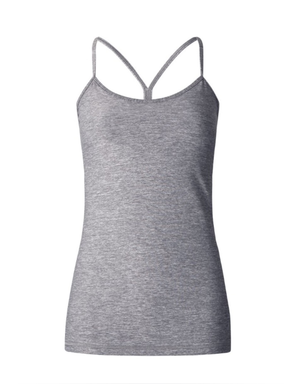 Lululemon Power Y Gray Tank Gray Sz 6